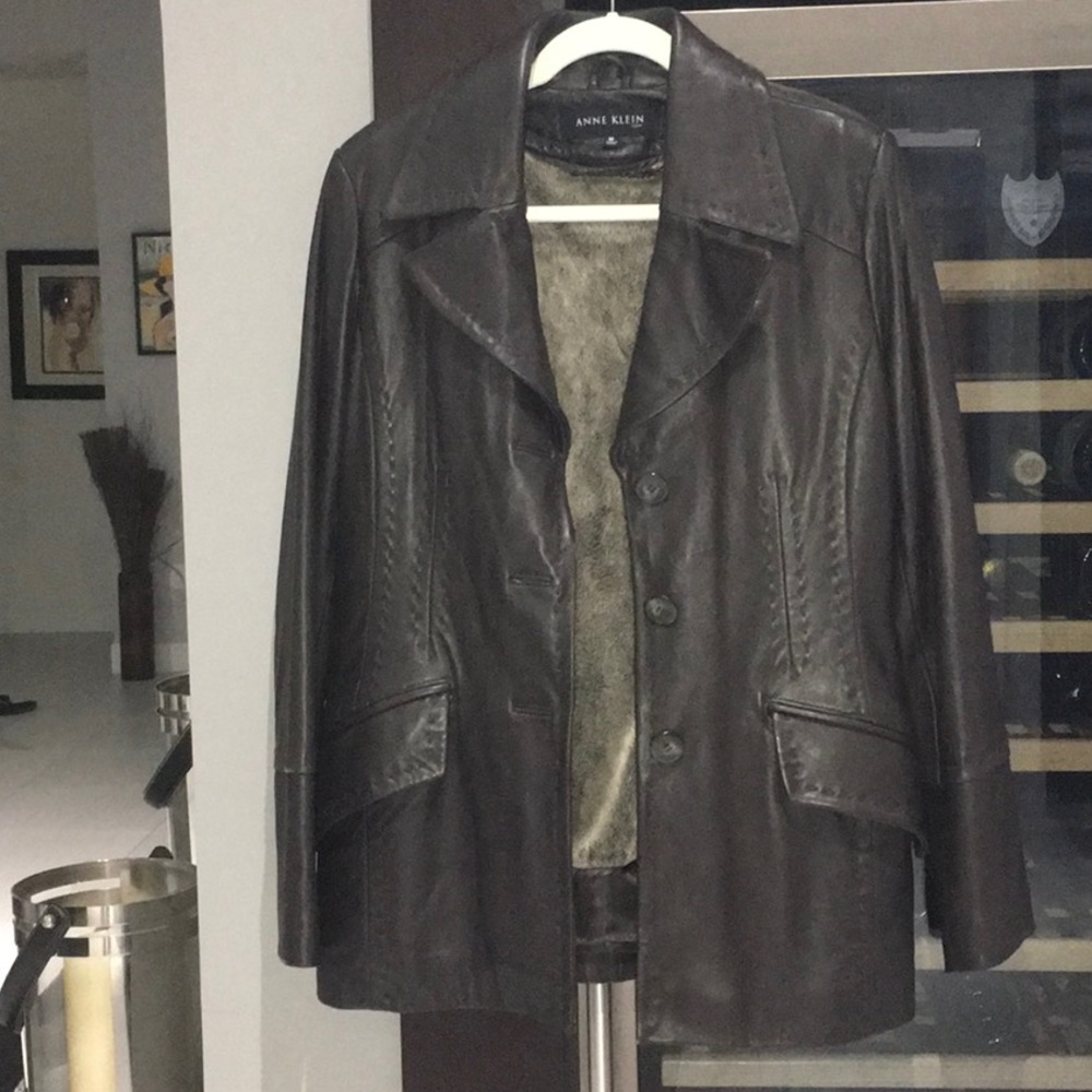 Anne Klein leather Jacket